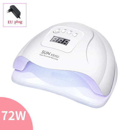 Nail Dryer LED Nail Lamp UV Lamp for Curing All Gel Nail Polish with Motion Sensing Manicure Pedicure Salon Tool