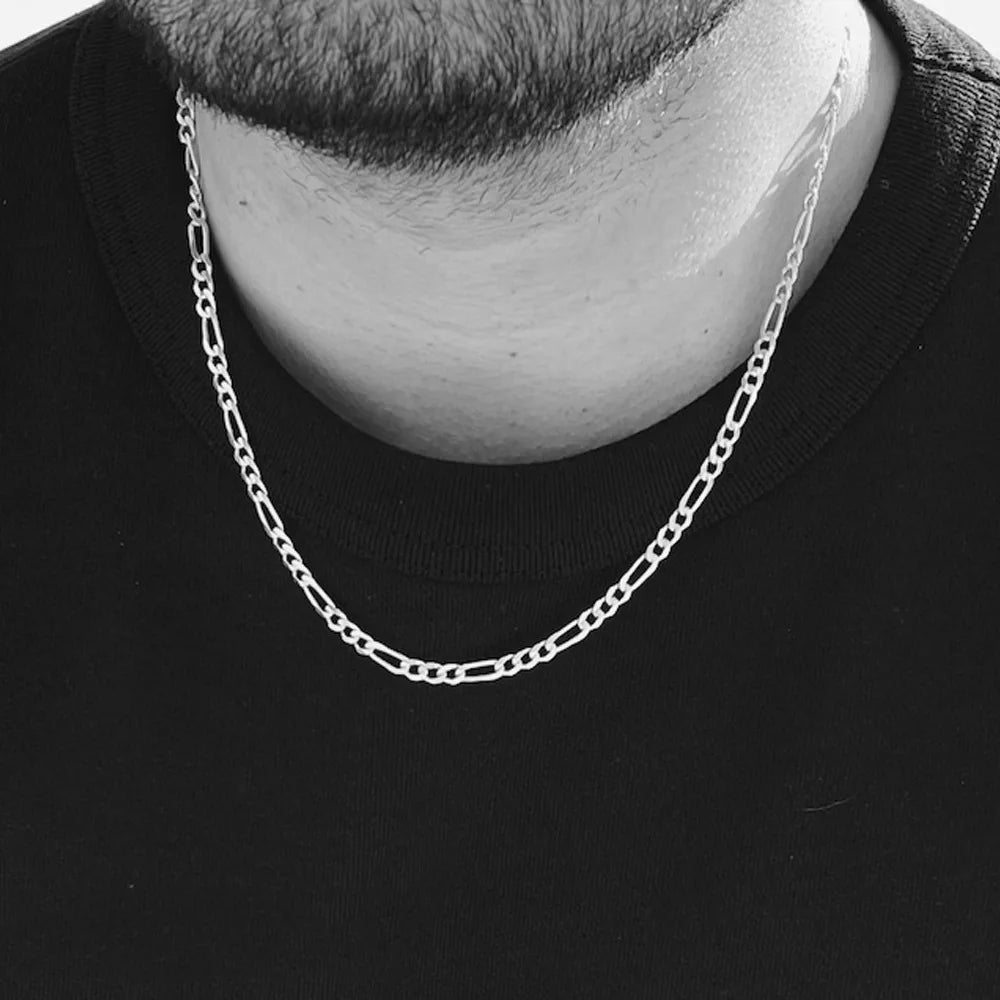 Unisex Figaro Kette – Gold & Silber Look