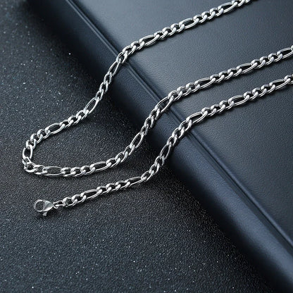 Trinity Chain – Edelstahl mit Kreuzanhänger
