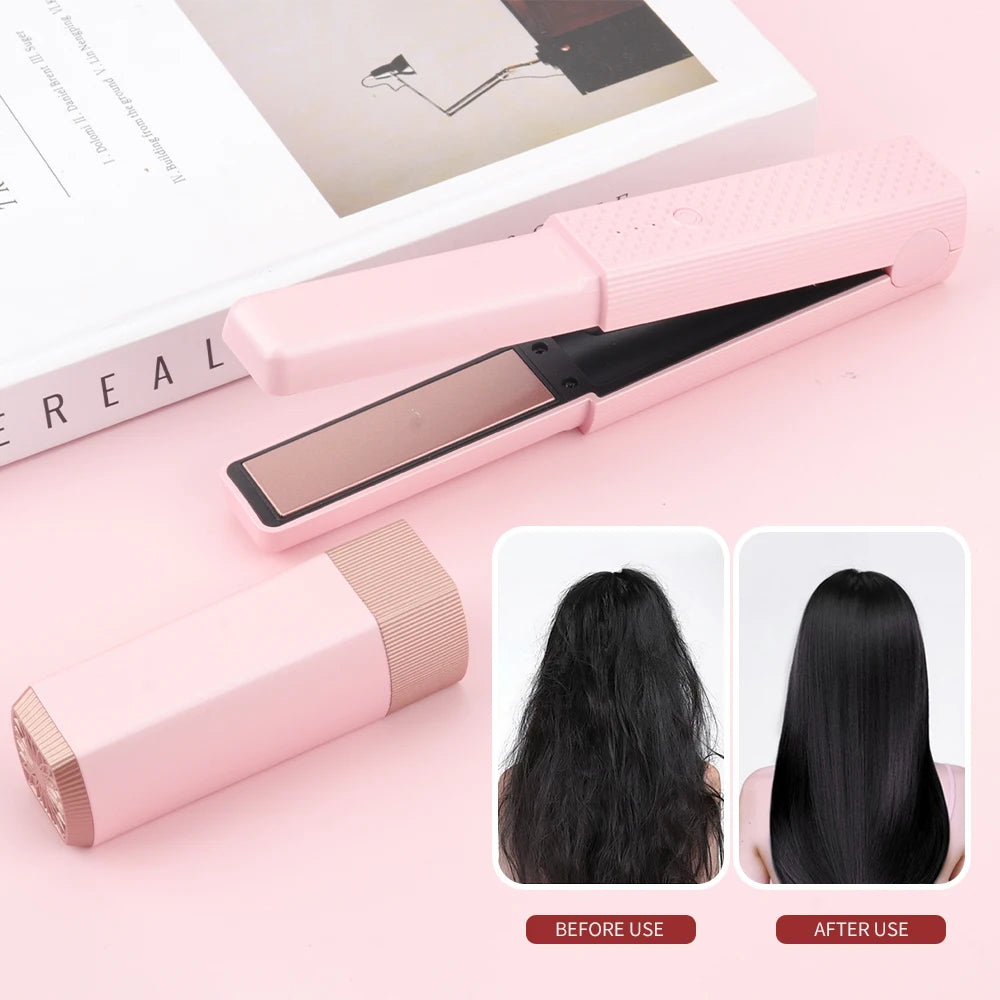 Portable 3 in 1 Hair Iron High Quality Straightening Hot Comb Professional Hair Straightener & Curling Iron Styling Tools