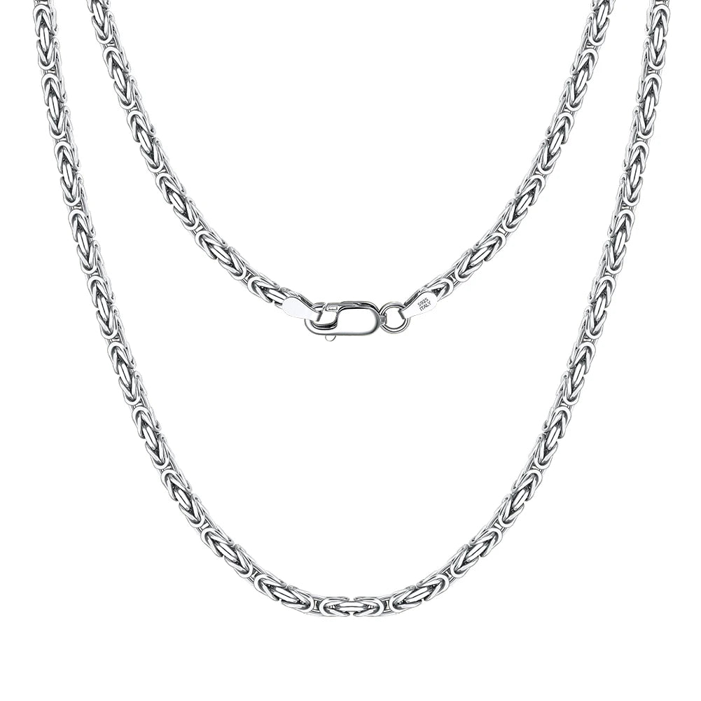 925er Vintage Kette – Gold & Silber, 2,5 mm