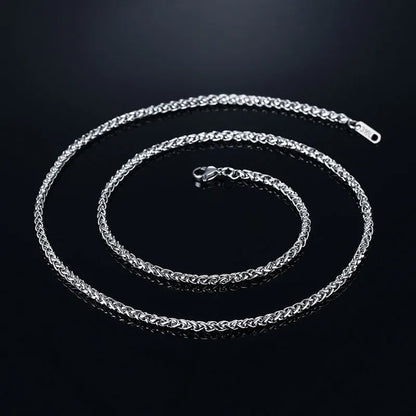 Trinity Chain – Edelstahl mit Kreuzanhänger