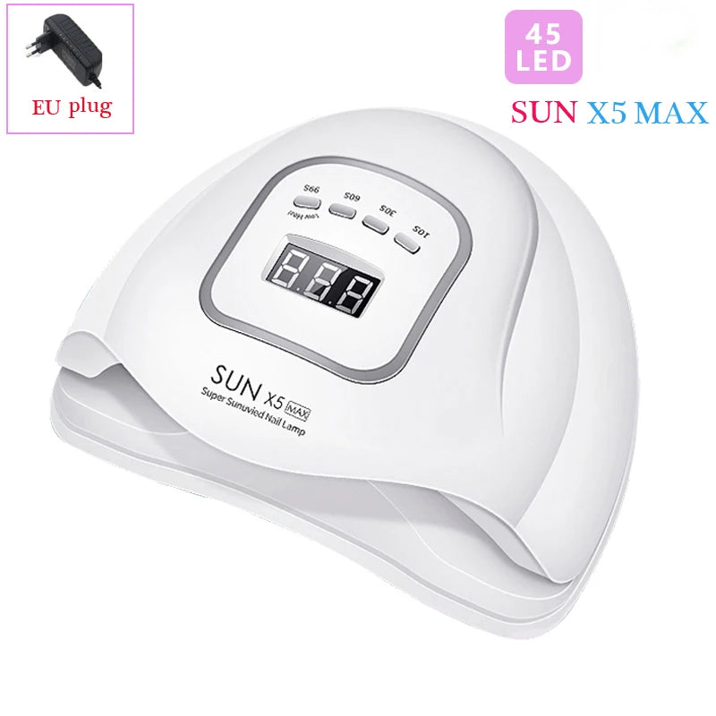 Nail Dryer LED Nail Lamp UV Lamp for Curing All Gel Nail Polish with Motion Sensing Manicure Pedicure Salon Tool