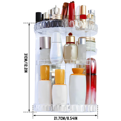 360° Rotating Makeup Organizer