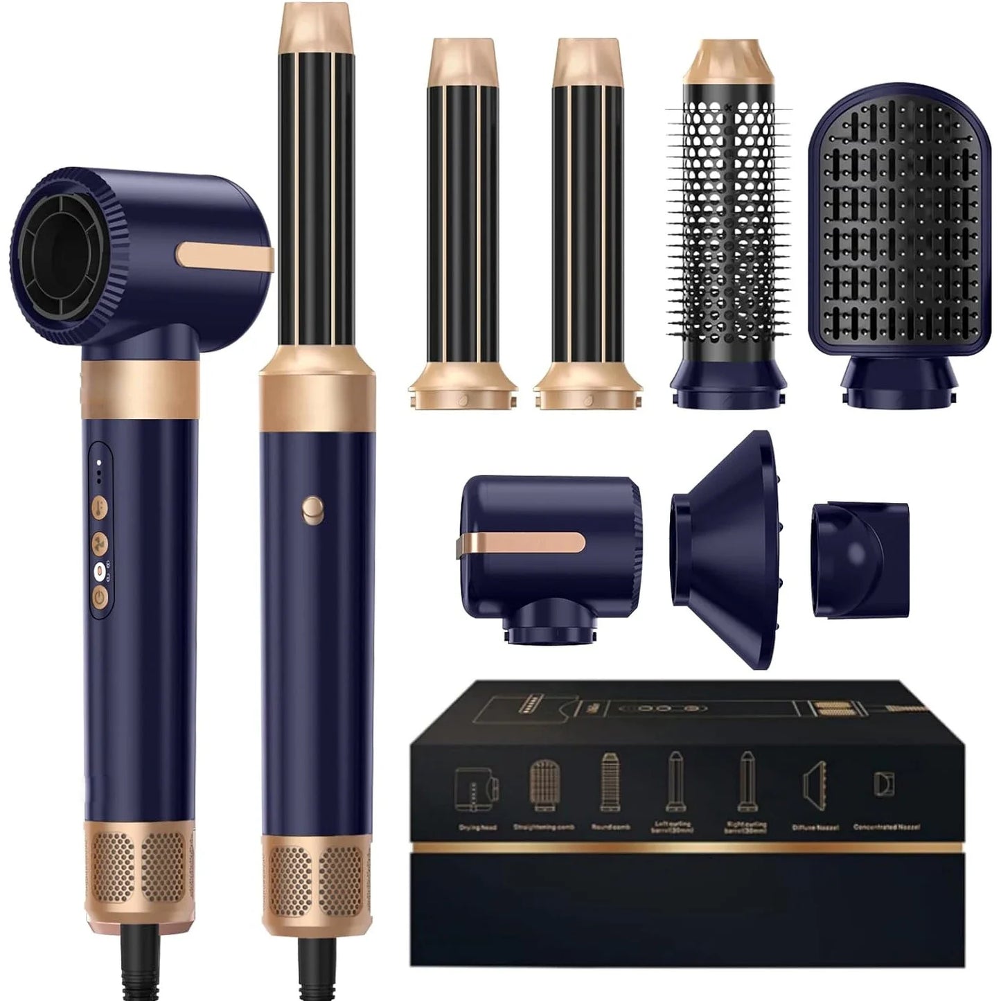 TurboFlow Hair Dryer Curler Combo