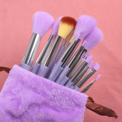 Soft Fluffy Makeup Brush Set