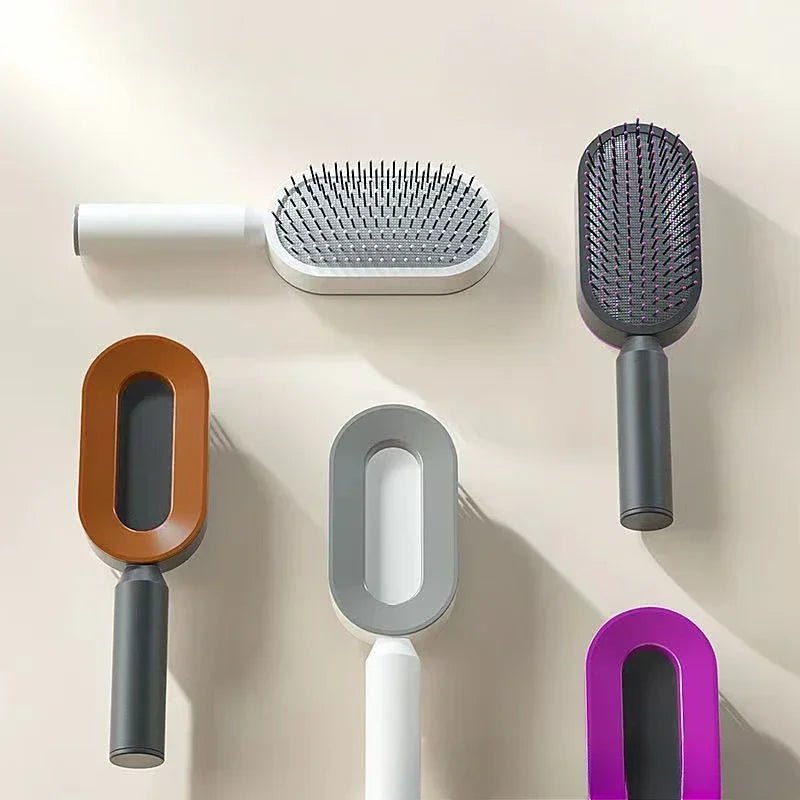 Self Cleaning Massage Hair Brush