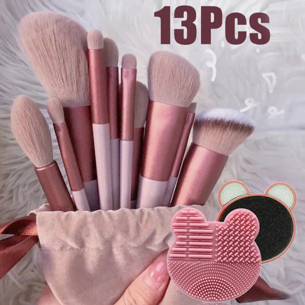 Soft Fluffy Makeup Brush Set