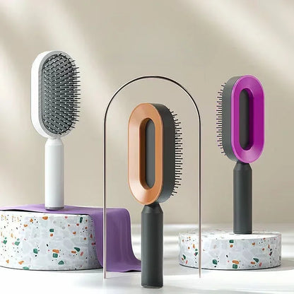 Self Cleaning Massage Hair Brush