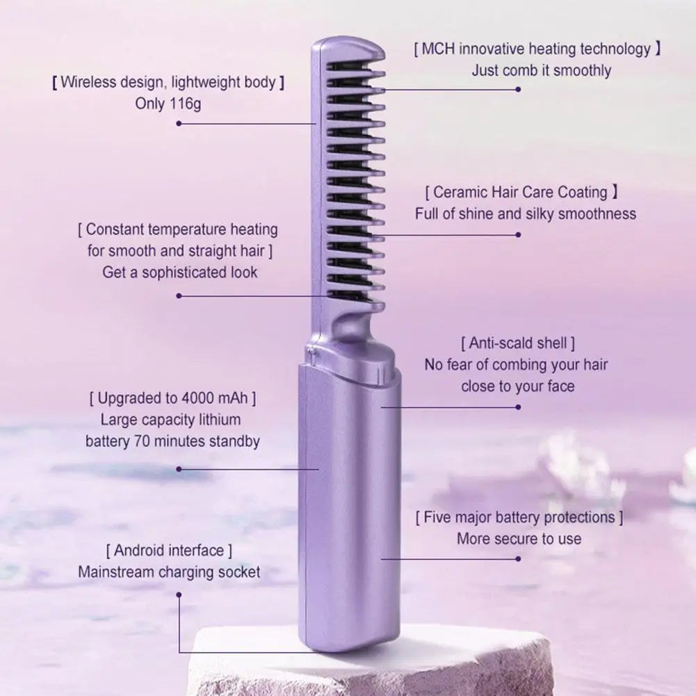 Portable Hair Styling Comb