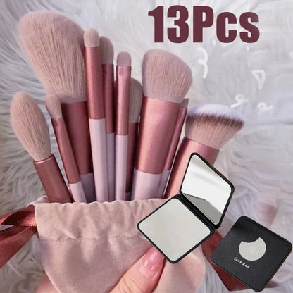 Soft Fluffy Makeup Brush Set