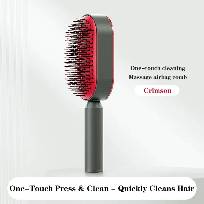 Self Cleaning Massage Hair Brush